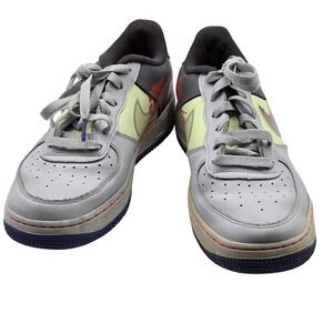 Nike Air Force 1 Shoes Youth Size 7Y Multicolor Just Do It Low CT1628-001
